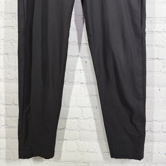 Lululemon ABC Commission Pant Slim Men Size 32x31 Black Stretch Chino Preppy - Picture 10 of 16